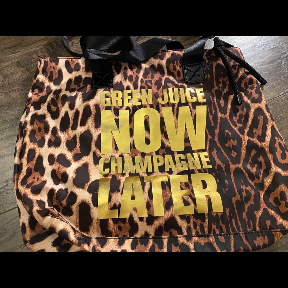 Cheetah print Juicy Couture gym bag